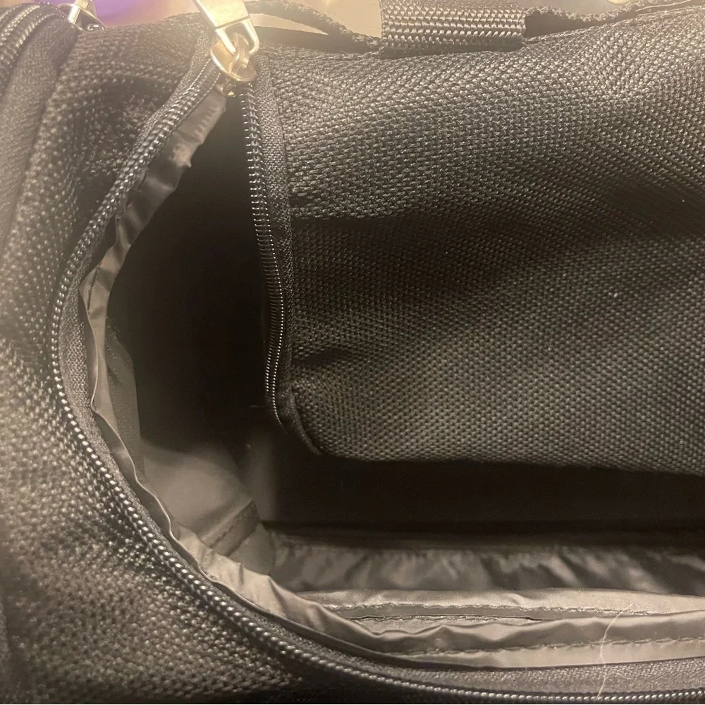 Bob Mackie Duffle Bag With Shoulder Strap Black